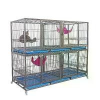 ราคา กรงแมว กรงแมวขนาดใหญ่ กรงแมว 2-3 ชั้น Cat cage 1ชั้น แบ่งได้3ห้อง สำหรับแมว สุนัข กระต่าย แถมฟรี ถาดรอง และเปลแมว (1731503755703520183)