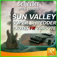 ราคา HarvestHaven แบบพกพา Schecter Sun Valley Super Shredder Exotic FR Ziricote กีตาร์ไฟฟ้า (1730411621028498307)