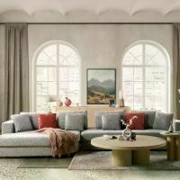 ราคา SB Design Square โซฟา รุ่น Bridgend - สีเทา (384x163x88 ซม.) (1731612733099510010)