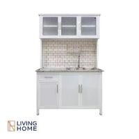 ราคา ตู้ครัวอลูมิเนียมท็อปหินแกรนิต+อ่างล้างจาน รุ่น Mison-1 LIVINGHOME (1729667770262063116)