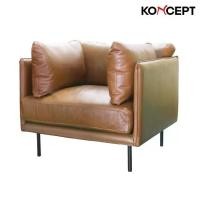 ราคา Koncept Furniture โซฟา Sofast รุ่น KEITH สีน้ำตาลอ่อน (90 x 85 x 75 ซม.) (1729594814696950010)