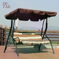 ราคา ชิงช้าเหล็ก ชิงช้าสนาม 3 ที่นั่ง เก้าอี้ชิงช้า เปลญวน กลางแจ้ง แบบมีหลังคา swing chair เก้าอี้สวนหย่อม (1730955772484946585)