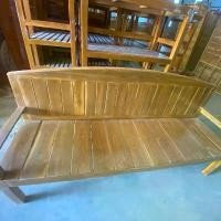 ราคา ม้านั่งยาว 2 เมตร ( สีย้อม ) งานไม้สักแท้100% (1731242872776984005)