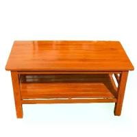 ราคา Sukthongเเพร่ ชั้นวางทีวีไม้สักทอง โต๊ะวางทีวี 100x50สูง50CM สีสักน้ำตาลส้มเคลือบเงา โต๊ะทำงาน โต๊ะอาหาร โต๊ะวางหนังสือ โต๊ะกลาง โต๊ะไม้สัก โ (1729985066553740196)