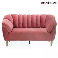 ราคา Koncept Furniture โซฟา 2 ที่นั่ง รุ่น Rosee สีชมพู (153x85x82 ซม.) (1729582672508717306)
