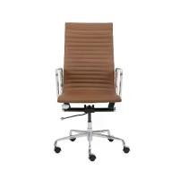 ราคา Modernform เก้าอี้ผู้บริหาร รุ่น POCKET พนักพิงสูง โครงและขาอลู หุ้มหนังแท้ (1731362794210886679)
