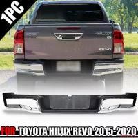 ราคา คุณภาพรับประกันได้ กันชนท้าย กันชนเสริมท้าย รุ่น โตโยต้า ไฮลักซ์ รีโว่ ร็อคโค่ TOYOTA HILUX REVO ROCCO ปี 2015 - 2020 สีดำ ตัดโครเมี่ยม 1 ชิ้น Car รถยนต์ รถจักร Sticker (1731674187594566198)