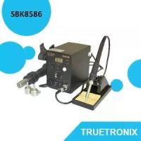 ราคา เครื่องเป่าลมร้อนพร้อมหัวแร้งปรับอุณหภูมิ Hot Air-Soldering Station 2in1 SBK8586 (1732063983731116403)