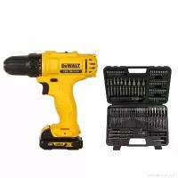 ราคา estimationshop54 ปัจจุบัน DEWALT รุ่น DCD700C2A-B1 สว่านไขควงไร้สาย 10.8V Max พร้อมแบตเตอรี่ 1.3AH*2 และ ชุดดอกสว่าน 109 ชิ้น (1731765666772257610)