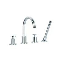 ราคา MOGEN MI271 MALONE ก๊อกผสมติดอ่างอาบน้ำ พร้อมฝักบัวสายอ่อน (1730887952958458458)