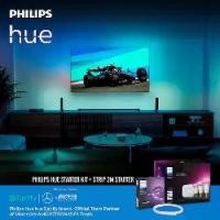 ราคา [เซ็ทคู่สุดคุ้ม]Philips Hue WCA Starter Kit ชุดหลอดไฟแอลอีดี ฟิลิปส์ 16 ล้านเฉดสี 7.5W ขั้ว E27 + Philips Hue LightStrip Plus with Bluetooth 2m (1730945908278856022)