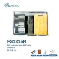 ราคา ซิงค์ล้างจาน อ่างล้างจาน ซิงค์ฝัง สแตนเลสซิงค์ อ่างล้างจาน1หลุม แสตนเลสเกรด 304 อ่างล้างจานสแตนเลสซิงค์304 sink FS1315R (1729573187524201165)