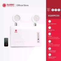 ราคา SUNNY Emergency Light โคมไฟฉุกเฉิน รุ่น SG209CD3 LED 9W สำรองไฟได้นาน 3 ชม. | ระบบ Auto Check | ระบบ Auto Test (1731272183168140801)