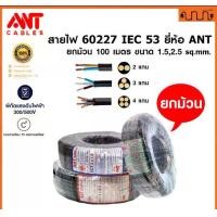 ราคา (ยกขด 100 เมตร) สายไฟ 60227 IEC 53 300/500V ยี่ห้อ ANT 2C 3C 4C , 1.5 , 2.5 sq.mm (1729746082472299400)