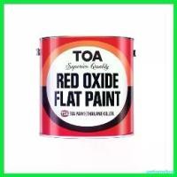 ราคา antiamshop แบบพกพา TOA สีรองพื้นแดงกันสนิม Red oxide flat paint 18.925 ลิตร (1730435206737922975)