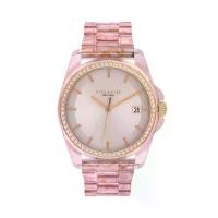 ราคา Coach CO14504272 Greyson Rose Gold Women Resin Bracelet Analog Watch 36 mm. (1731000902245714707)