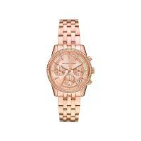 ราคา Michael Kors MK7531 Mini Ritz Chronograph Rose Gold Dial Rose Gold-Tone Stainless Steel Strap Ladies Watch 35 MM นาฬิกาข้อมือ นาฬิกาผู้หญิง (1731192207183087379)