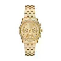 ราคา Michael Kors MK7530 Mini Ritz Chronograph Gold Dial Gold-Tone Stainless Steel Strap Ladies Watch 35 MM นาฬิกาข้อมือ นาฬิกาผู้หญิง (1731192183625582355)