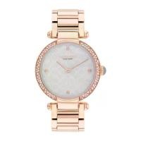 ราคา Coach CO14504184 COACH Cary Rose Gold Analog Women's Watch นาฬิกาข้อมือผู้หญิง สี Rose gold (1731001133260049171)