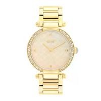 ราคา Coach CO14504183 COACH Cary Crystal Bezel Women's Watch นาฬิกาข้อมือผู้หญิง สี gold (1731001180167899923)