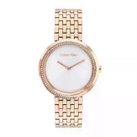 ราคา Calvin Klein CK25100038 Women's Ionic Rose Gold Plated Steel Watch 34 mm. (1731001211183663891)