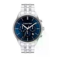 ราคา Calvin Klein CK25200377 Infinite Men Blue Chronograph Stainless Steel Watch 44 mm. (1731001182346775315)