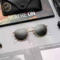 ราคา RayBan RB3447 001/58 Round Metal Polarized Green (1731879115348150691)