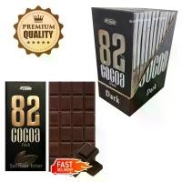 ราคา ราคาส่ง ยกกล่อง 12 ชิ้น ดาร์กช๊อกโกแลตเข้มข้น 82% 85 กรัม×12 แพ็ค นำเข้าจากอิหร่าน Dark Chocolate 82% 85 grams×12 packs imported (1729622596504291512)