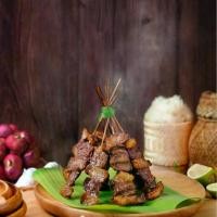 ราคา เนื้อโคขุนเสียบไม้(เนื้อผสมมันชุด 10 แพ็ค)เนื้อโคขุนดรายเอจแดดเดียวแบบเสียบไม้ รสชาติกลมกล่อม (1732110207650925055)