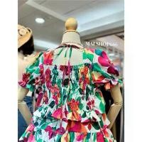 ราคา พร้อมส่ง-COD เสื้อระบาย3ชั้นลายดอก ต้อนรับเทศกาลสงกรานต์ สม็อคหลัง สวยน่ารักสุดๆ ใส่กับกางเกงยีนส์เอวสูงคือสวยมากๆ พลัสไซส์ สาวอวบ (1730016376885446964)