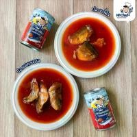 ราคา (ยกลัง 10 แพ็ค / 100 กระป๋อง) ปลากระป๋อง ไฮเชฟ ปลาซาร์ดีนในซอสมะเขือเทศ (1730888046974699733)