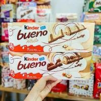 ราคา เก็บเงินปลายทาง. ♙kinder Bueno คินเดอร์บูเอโน่ เวเฟอร์ช็อกโกแลตเฮเซลนัท ขนาด 16 แท่ง✧ (1731835930362742977)