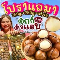 ราคา COD 1แถม1 แมคคาเดเมีย ถุงละ250g. เม็ดใหญ่ เปลือกบาง เนื้อเยอะ ตุ๊กกี้ตัวแสบ (1731742770488641664)