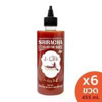 ราคา J-Lek (เจ๊เล็ก) ซอสพริกศรีราชา สูตรเผ็ดมาก ขนาด 515 กรัม แพ็ค 6 ขวด (1729678748085160794)
