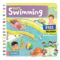 ราคา [พร้อมส่ง] เพื่อนที่ดีที่สุด !>>> หนังสือนิทานภาษาอังกฤษ Busy Swimming ( Board book ) (1732179505100852091)