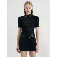 ราคา Kloset Design Ribbon Bow Openwork Dress (RS24-D004) เดรสสั้นประดับโบว์ (1731132924561819852)