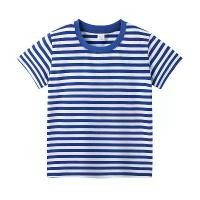 ราคา เสื้อเชิ้ตลายทางสีน้ำเงิน สไตล์ลำลอง แขนสั้น เสื้อผ้าเด็ก สไตล์เกาหลี สำหรับเด็ก คอกลม ลายทาง อินเทรนด์ เสื้อทหาร ขายส่ง มาใหม่ (1731185948681931374)