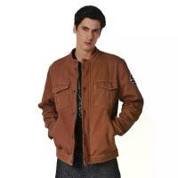 ราคา WRANGLER เสื้อแจ็คเก็ตผู้ชาย คอลเลคชั่น Biker รุ่น WR F324MJKTN37 สีน้ำตาล (1730953800099727876)