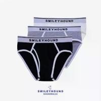 ราคา COD [BOX SET แพ็ค 3 ชิ้นสุดคุ้ม] Smileyhound Innerwear กางเกงในผู้ชาย ทรง Brief ขาเว้าTikTok (1731188473900860435)