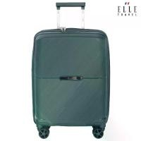 ราคา Elle travel Eren collection, 100% PP (Polypropylene). Cabin size 20 "luggage, double coil secure zipper, expandable, 360 spinner, height adjustable hybrid trolley (1731294247552255958)