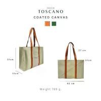 ราคา Brooklyn || Coated Canvas กระเป๋าแคนวาส สายคล้องไหล่ ตกแต่งด้วยหนัง แฟชั่น มินิมอล สีส้ม สีเขียว ใส่โน๊ตบุ๊คได้ 16 นิ้ว (1730894107170736599)