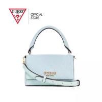 ราคา GUESS กระเป๋า รุ่น ZG964378 FEDANA MINI TOP HANDLE FLAP สีฟ้า (1731413069267371644)