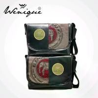 ราคา กระเป๋าสะพายข้าง ลายช้างแดง ผ้าใบดำ (หน้า-หลัง) Limited! รุ่น Premium ลายช้างแดง (1729431253288520008)