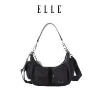 ราคา กระเป๋าสะพายไหล่, Elle Be Paris, มีให้เลือก 2 สี: ดำ, เทา กระเป๋า ปลา suede bag (1731337416088847881)