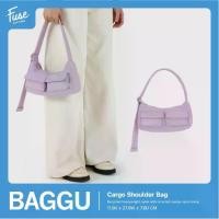 ราคา กระเป๋าสะพายไหล่ กระเป๋า BAGGU suede bag (1731337431786554889)