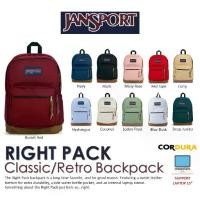 ราคา JanSport รุ่น RIGHT PACK - กระเป๋าเป้ Backpack Laptop 15" สะพายหลัง (JS0A4QVA) เป้ตูดหนัง คลาสสิก มีช่องใส่ขวดน้ำ (1731198590098769371)