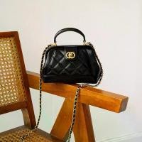 ราคา กระเป๋าแพทย์, โทนสีทองสีดำ, สไตล์ชาแนล, กระเป๋าห่วงโซ่ลายสี่เหลี่ยมขนมเปียกปูน, หนังแท้, หนังแว็กซ์น้ำมัน, กระเป๋าถืออเนกประสงค์, กระเป๋าสะพายไหล่ (1731434041284658211)