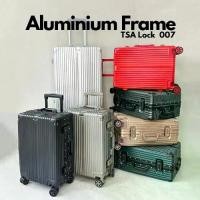 ราคา [COD] [Tiktok]ประกัน 1 ปี กระเป๋าเดินทาง กระเป๋าเดินทางล้อลาก กระเป๋าเดินทางโครงอลูมิเนียม ขนาด 20 25 29นิ้ว กุญแจTSAแท้ + วัสดุ PCเนื้อทราย แข็งแรง ทนทาน (1731335494300960384)