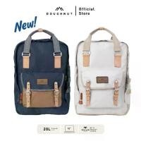ราคา DOUGHNUT รุ่น MACAROON 20L HAPPY CAMPER SERIES กระเป๋าเป้ สารพัดช่องจัดเก็บ สายสะพายบุนวม อะไหล่หนังแท้ ทนทาน (1730882704856353129)
