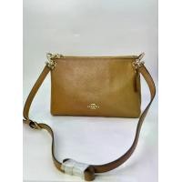 ราคา (Second-hand) Coach Women's F76645 Pebbled Leather Mia Crossbody Bag, IM/Light Saddle (1730857927306087422)
